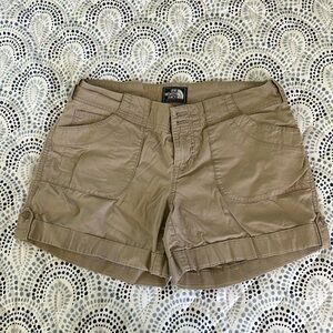 North face khaki shorts